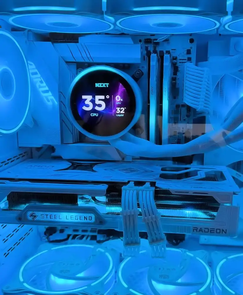 Montaje Refrigeración Líquida NZXT Gaming PC La Cabrera Montaje Refrigeración Líquida NZXT Gaming PC La Cabrera